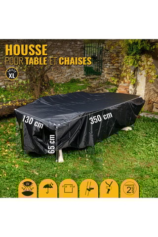 Beschermhoes voor Tuinset - 350 x 65 x 130 cm
