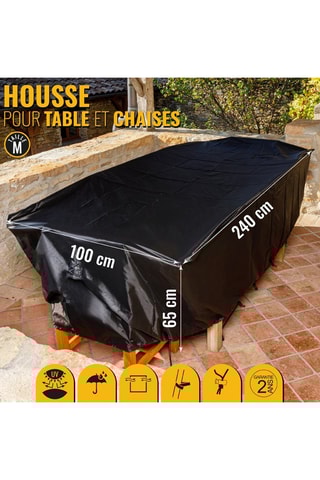 Beschermhoes voor Tuinset - 240 x 65 x 130 cm