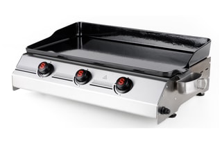 Plancha au gaz - 3 brûleurs - 60 x 51 cm