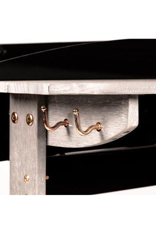 Plancha au gaz Ascain 2 brûleurs - 6 kW - Noir et naturel