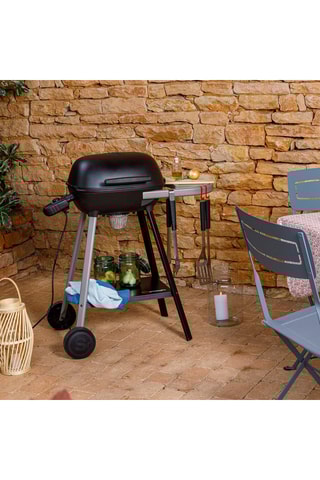 Barbecue électrique en fonte - 2300 W - 86,5 x 56,5 x 90,5 cm