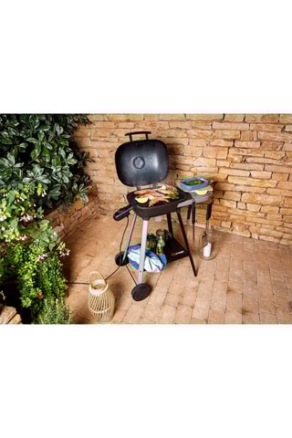 Barbecue électrique en fonte - 2300 W - 86,5 x 56,5 x 90,5 cm