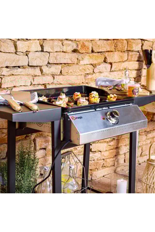 Plancha électrique en fonte - 105 x 51 x 84 cm