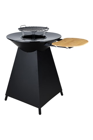 Barbecue au bois en fonte - 107 x 72 x 105 cm