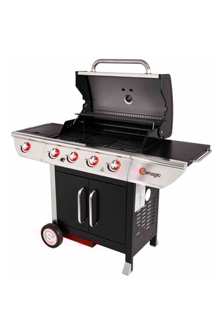 Barbecue gaz en acier inoxydable - 14 kW - 150 x 57,5 x 115,5 cm