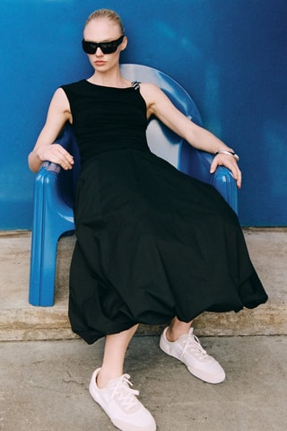 Tennis suède lacets - Blanc