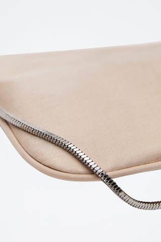 Sac chaîne finition brillante - Beige