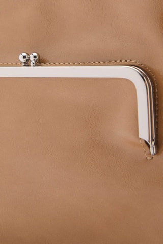 Sac porté épaule poche pochette - Marron