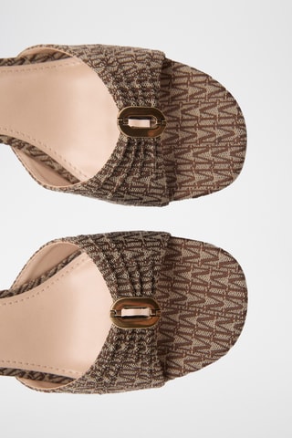 Sandales Piece - Marron