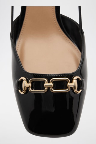 Chaussures talon maillons - Noir