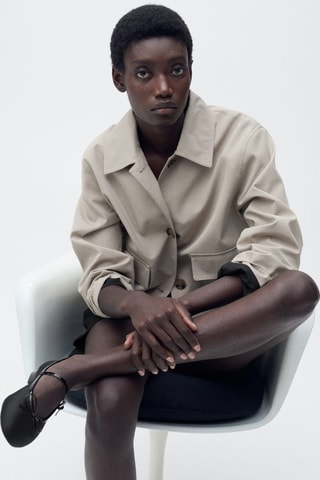 Ballerines bride détail noeud - Noir