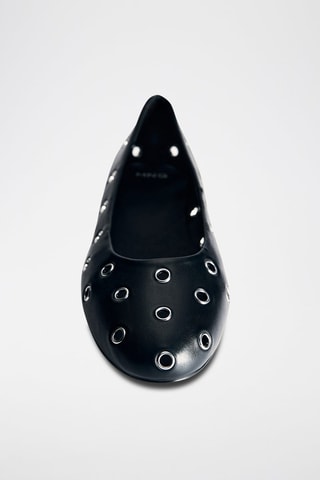 Ballerines perforées - Noir