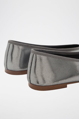 Ballerines métallisées - Argenté