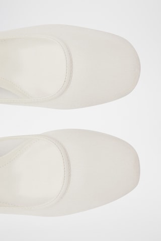 Babies à talons - Blanc