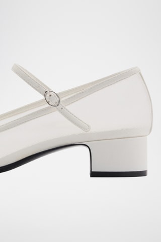 Babies à talons - Blanc