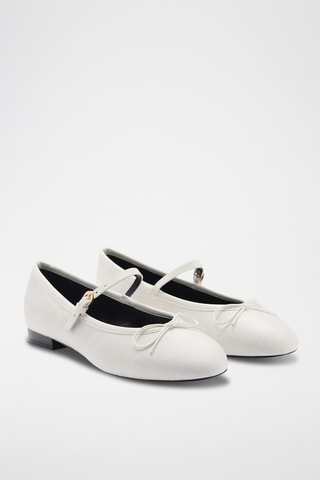 Babies à talons - Blanc