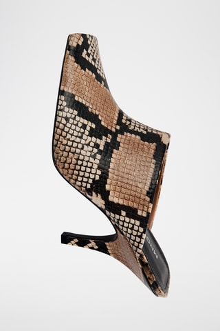 Mules à talons - Beige