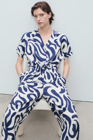 Pantalon - Blanc cassé