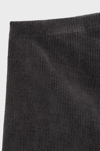 Pantalon en velours côtelé prémaman - Gris foncé