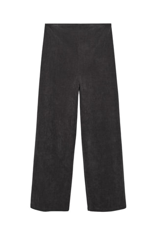 Pantalon en velours côtelé prémaman - Gris foncé