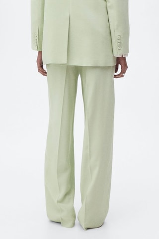 Pantalon de tailleur droit - Vert