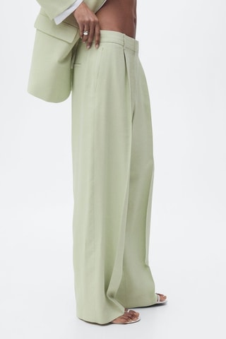 Pantalon de tailleur droit - Vert