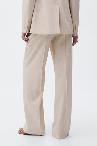 Pantalon de costume straight - Nude