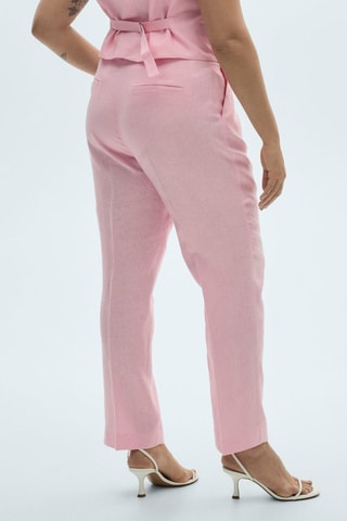 Pantalon de costume lin - Rose