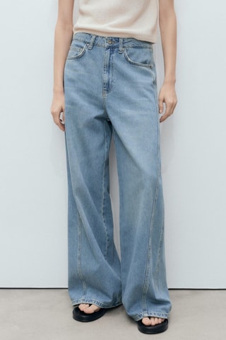 Jeans wideleg - Blu