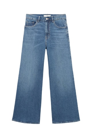 Jeans met wide legs - Blauw