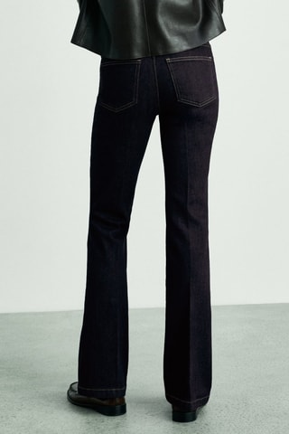 Jean flare rinse wash - Bleu