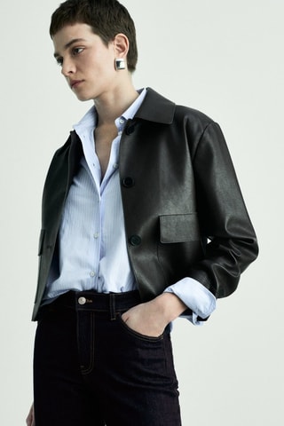 Jean flare rinse wash - Bleu