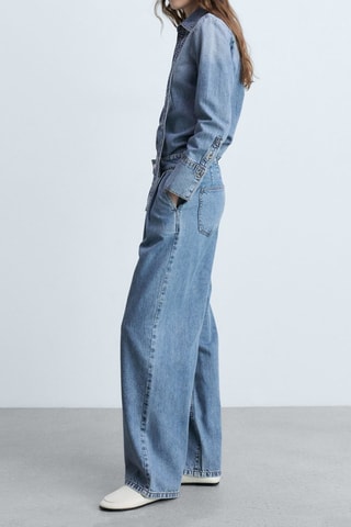 Jean wideleg - Bleu