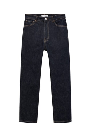 Jean Claudia slim crop rinse wash - Bleu