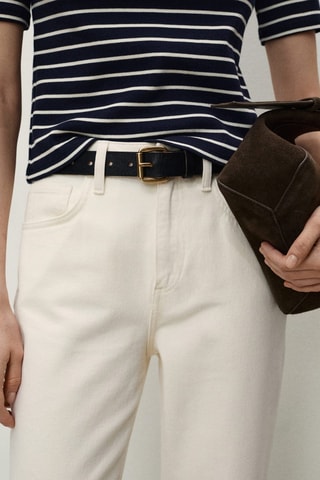 Jean Matilda droit taille normale - Ecru