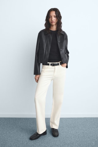 Jean Matilda droit taille normale - Ecru