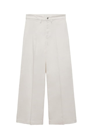 Jean wideleg taille haute - Blanc