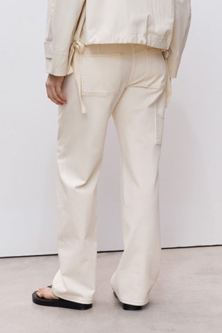 Jean de grossesse wideleg - Ecru