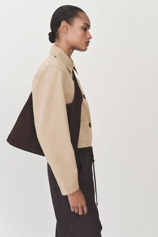 Veste en coton poches - Kaki