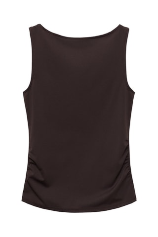 Hauts froncés prémaman - Chocolat