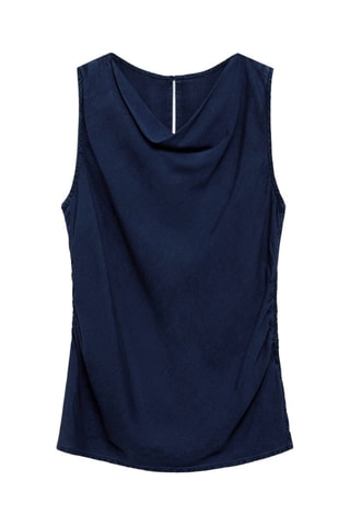 Top lyocell grossesse - Bleu marine