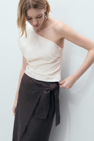Top - Blanc cassé