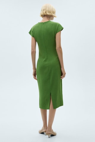 Robe midi nœud - Vert