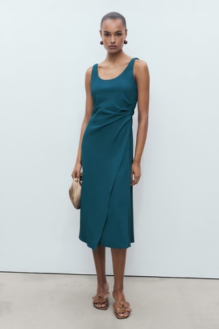 Robe - Bleu pétrole