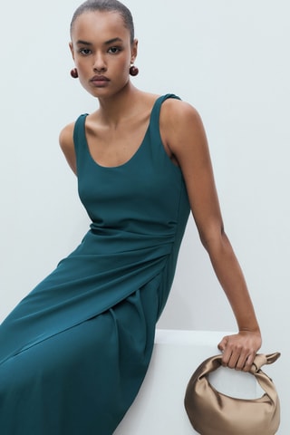 Robe - Bleu pétrole