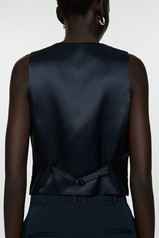 Gilet costume boutons - Bleu marine