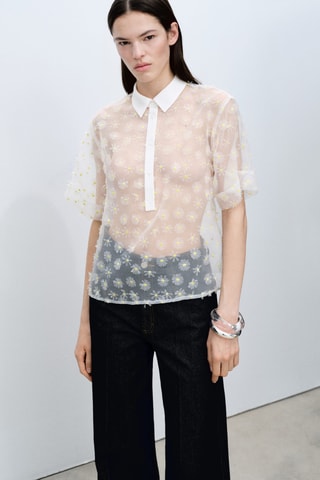 Chemisier - Blanc cassé