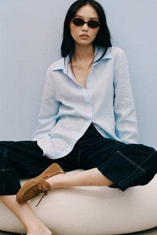 Chemisier - Bleu clair