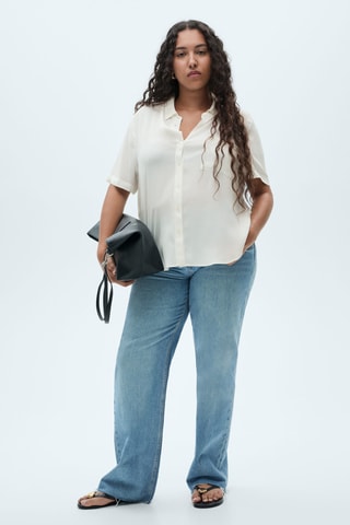 Chemisier - Blanc cassé