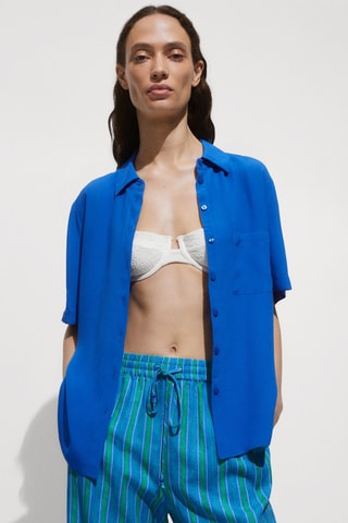 Chemisier - Bleu
